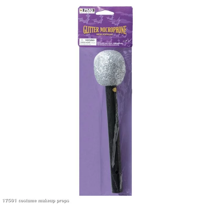 Glitter Microphone (Silver) 1 Glitter Microphone (Silver)