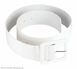 White-Mod About You Patent Belt