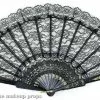 Lace Fan (Black)