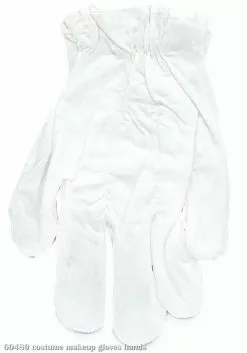 White Cotton Adult Gloves