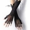 Fishnet Long Fingerless Adult Gloves