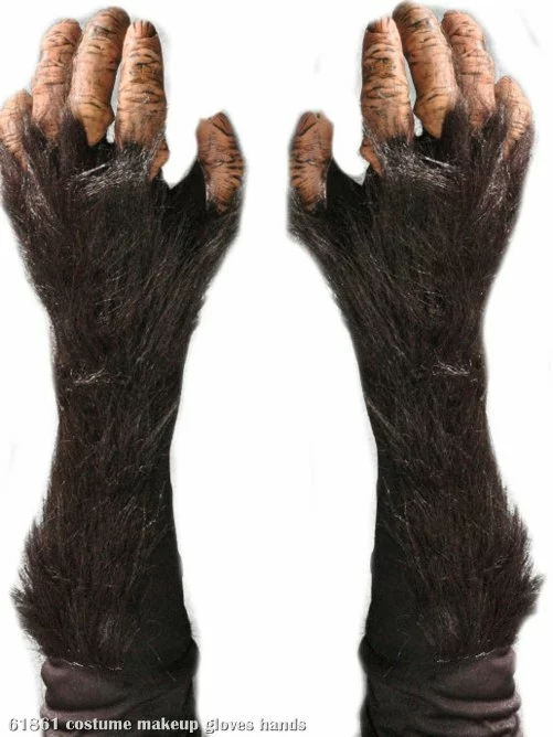 Adult Chimp Gloves 1 Adult Chimp Gloves