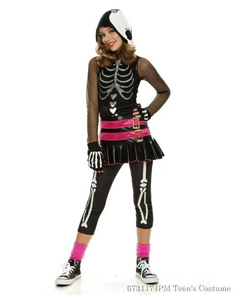 Teen Dramarama Skelehearted Costume 1 Teen Dramarama Skelehearted Costume