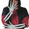 Skeleton Glove And Wrist Bone Gloves (Adult)