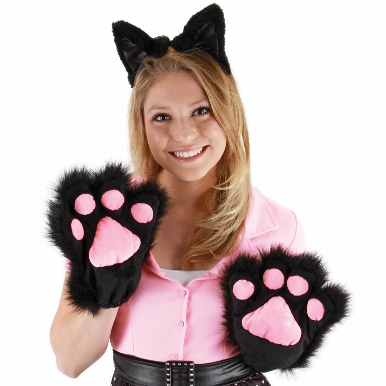 Kitty Paws (Black) Adult Gloves 1 Kitty Paws (Black) Adult Gloves