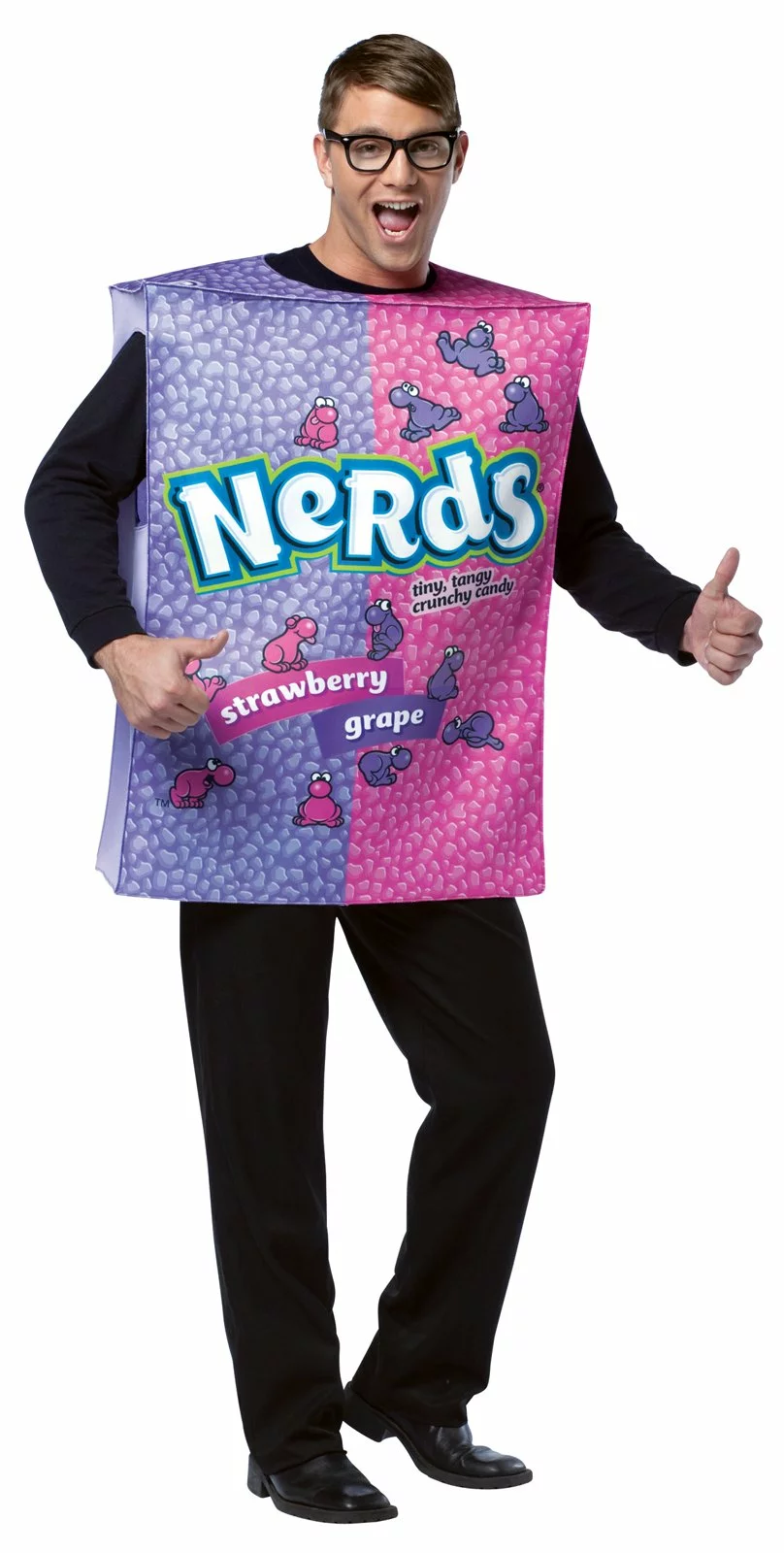 Nerds Box Adult Costume 1 Nerds Box Adult Costume