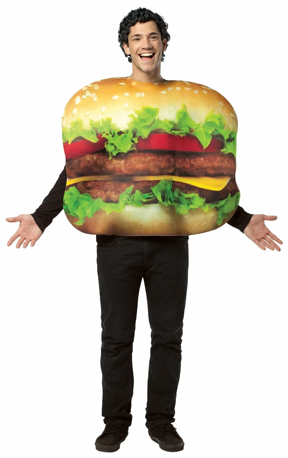 Cheeseburguer Adult Costume 1 Cheeseburguer Adult Costume