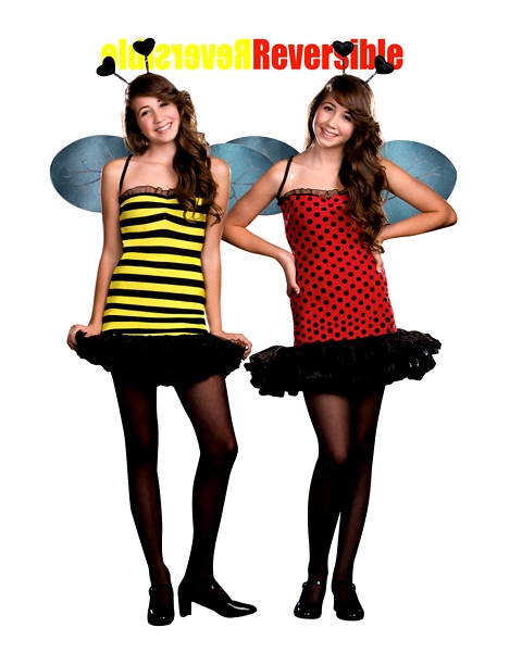 Teen Buggin Out Bee And Ladybug Costume 1 Teen Buggin Out Bee And Ladybug Costume