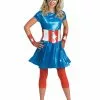 Girls Captain America Costume
