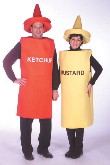 Ketchup Bottle Adult Costume 1 Ketchup Bottle Adult Costume