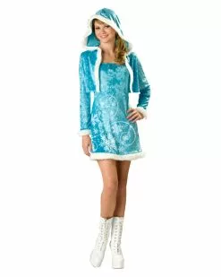 Turquoise Teen Eskimo Cutie Costume